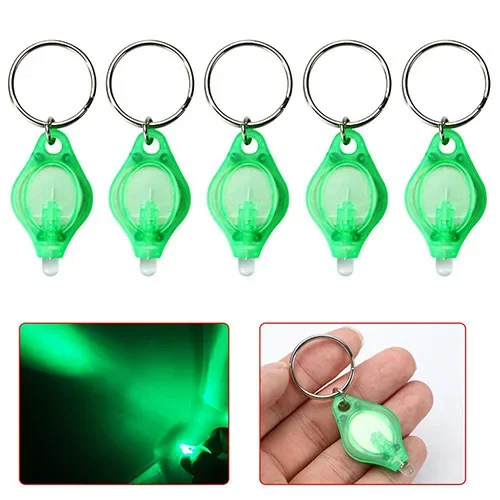LED Keychain Light, Roxo, Azul, Roxo, Tartaruga, Nota, Inspeção, Verde, Vermelho