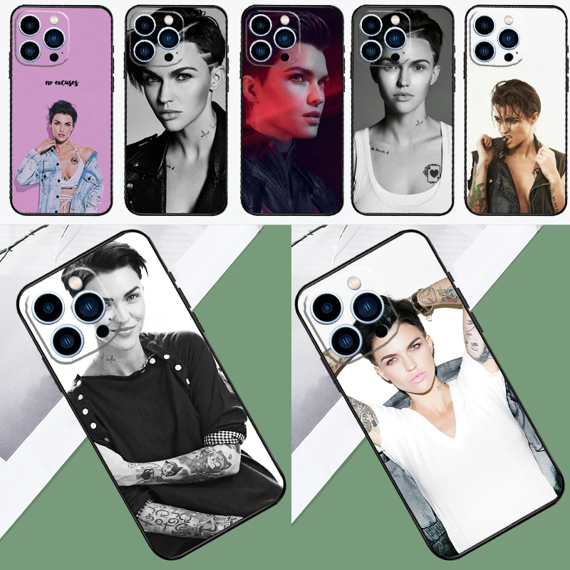 Ruby Rose Phone Case For iPhone 16 15 14 13 12 11 Pro Max XS X XR Plus 13 12 Mini Cover Coque