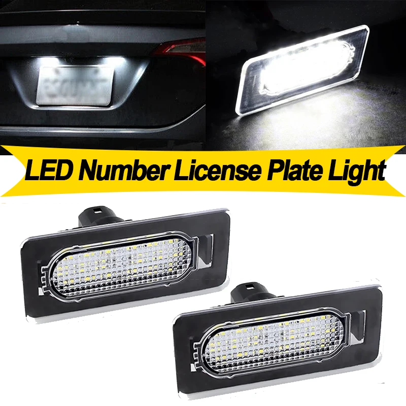 

2PCS LED License Plate Light Number Plate Lamp for Toyota Corolla Sedan 2014 2015 2016 2017 2018 2019 2020 2021 2022