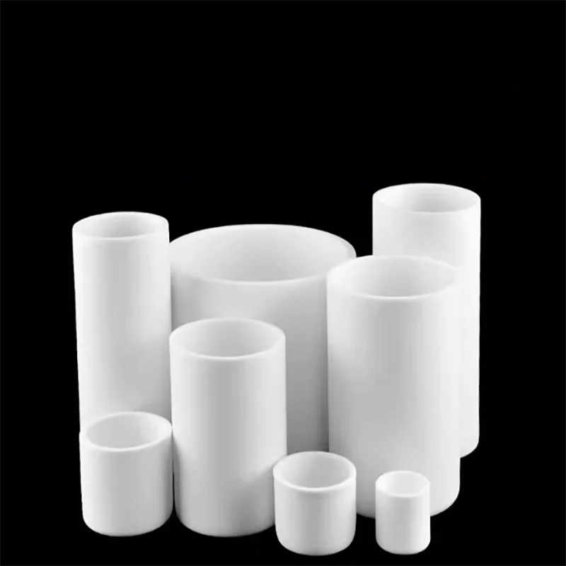 Corundum crucible cylindrical 99% alumina tube furnace Muff furnace high temperature resistance