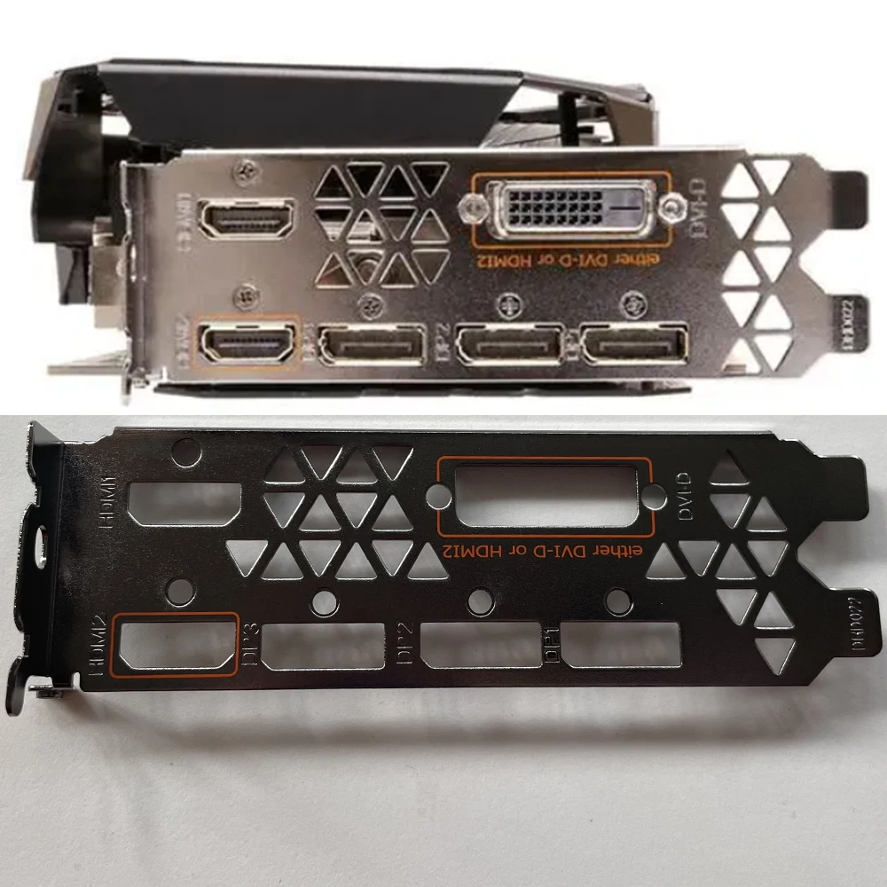 الأصلي/OEM لجيجابايت AORUS GTX 1080Ti ، GTX1080 بطاقة الفيديو بطاقة الرسومات I/O درع اللوحة الخلفية لوحة الخلفية Blende قوس