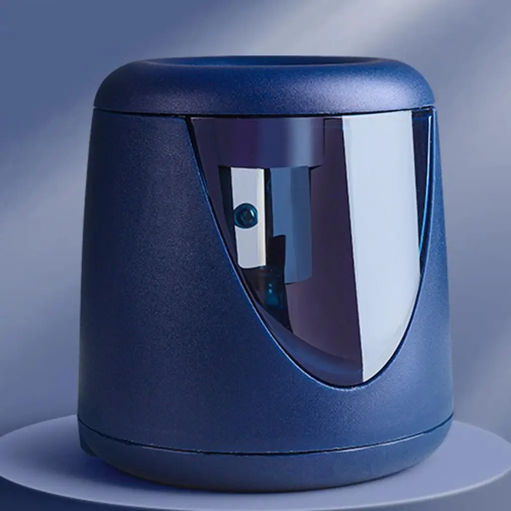 Automatic Electric Pencil Sharpener School Home Office  Battery Blue