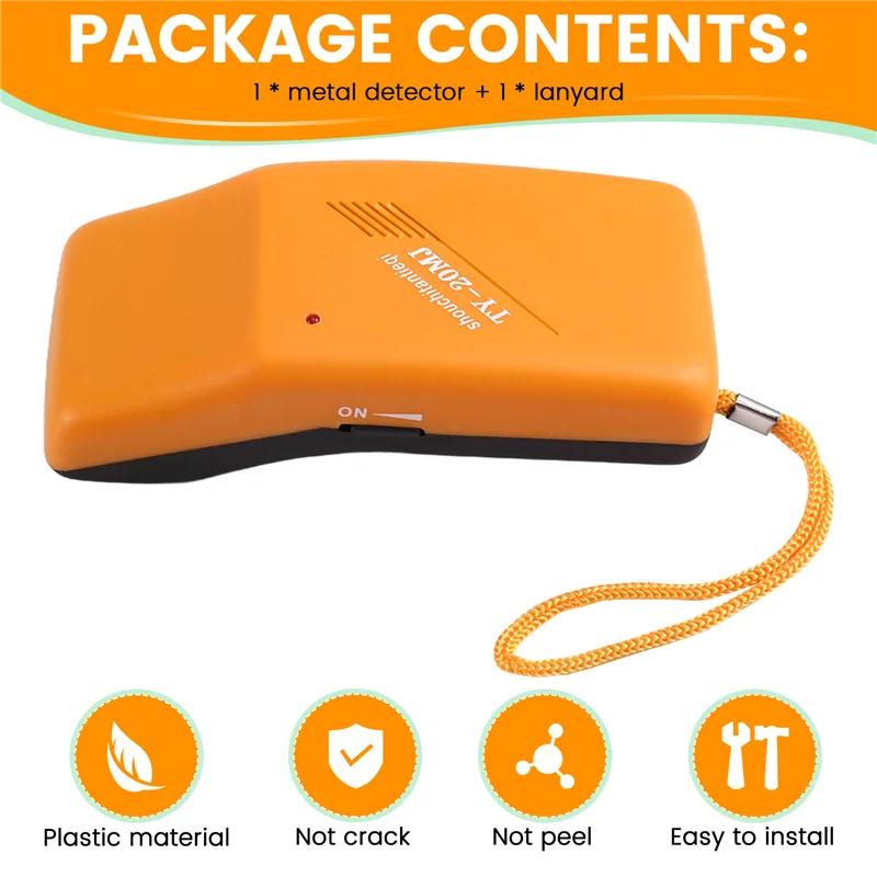 A29F-Food Metal Detector Needle Detector Handheld High Sensitivity Iron Detection Scanner