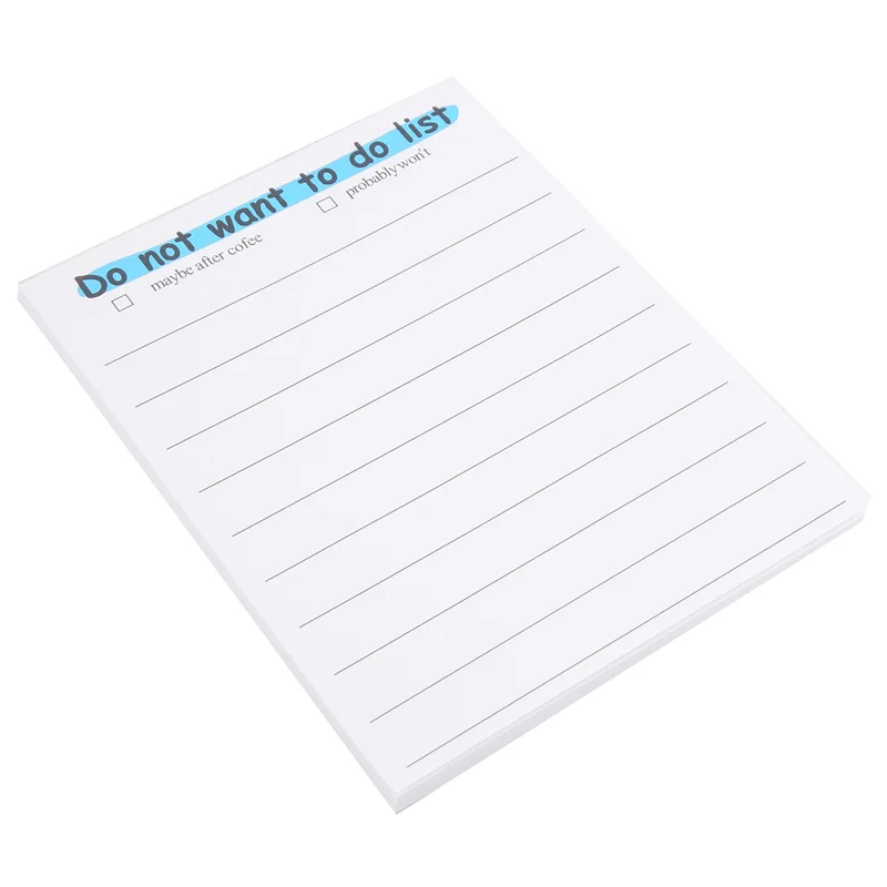 Funny Sticky Note, To Do List Notepad Funny Stationery, Office Supplies, Notebook Labels, Desk Sticky Note 50 Pages