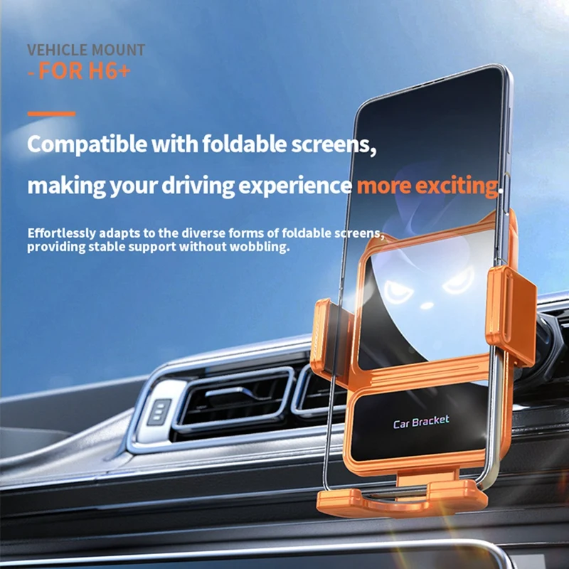 Super Sale Wireless Charging Car Phone Inductive Clamping Holder for Phone Android Mobile Phone Bracket