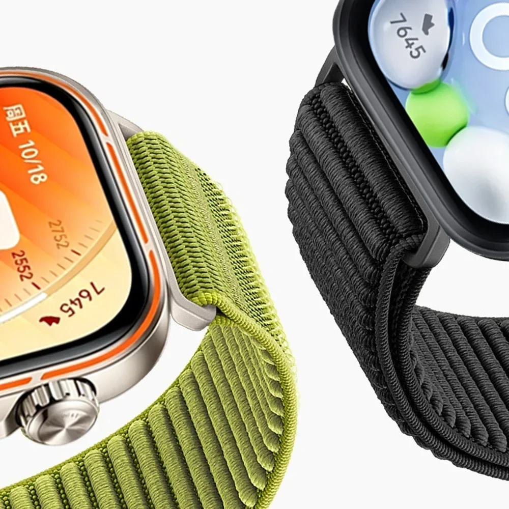 Original Nylonarmband für Huawei Watch Fit 5/4/3 Smartwatch, austauschbares Armband für Huawei Watch Fit 4 Pro/5 Pro Sportarmband – Detail 2