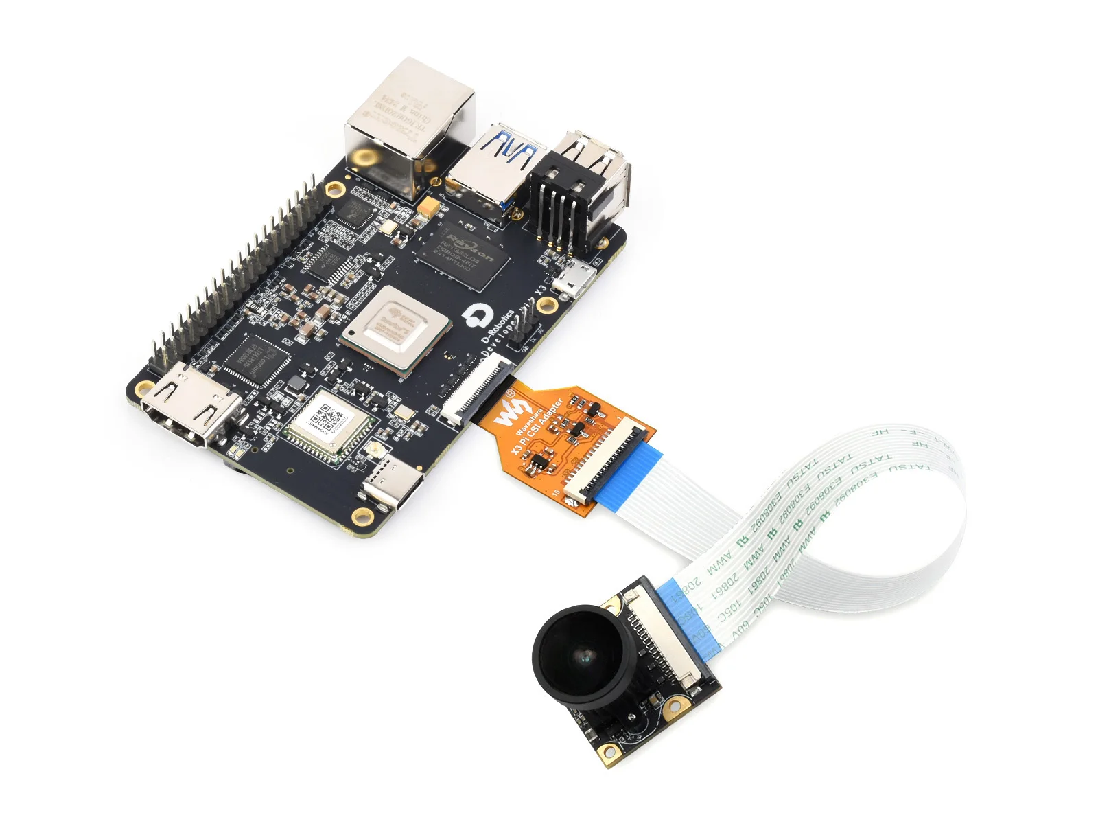Waveshare CSI-Adapter für RDK X3 Entwicklungsboard, 24PIN auf 15PIN CSI-Adapterplatine