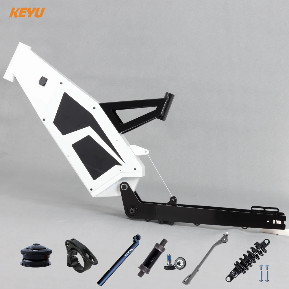 KEYU Fast eBike Frame FX kit for enduro ebike stealth bomber electric bike Diy  frame kit
