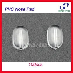 100pcs Insert Type PVC Nose Pad 8mm Optical Accessories