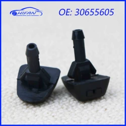 30655605 2Pcs Front Windshield Wiper Washer Jet Nozzle For Volvo C30 V40 S40 V50 C70 S70 S80 XC70 XC90 7845009 Car Accessories