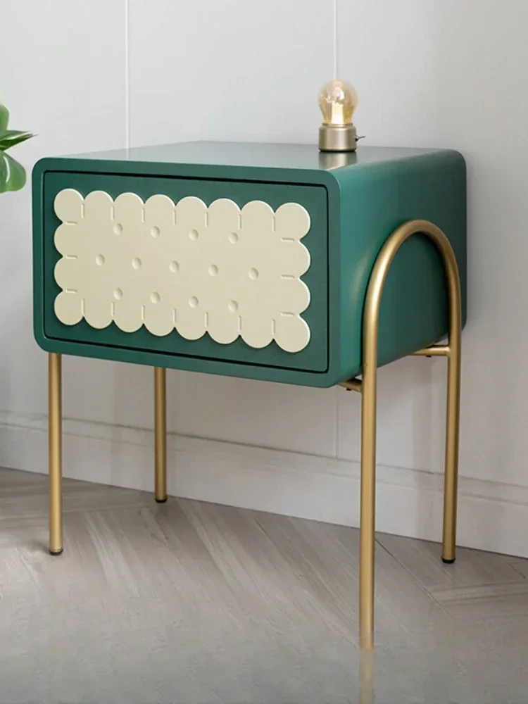 Bedside Table Bedroom Side Table Storage Organizer Biscuit Cabinet Living Room Sofa Mini Corner Table