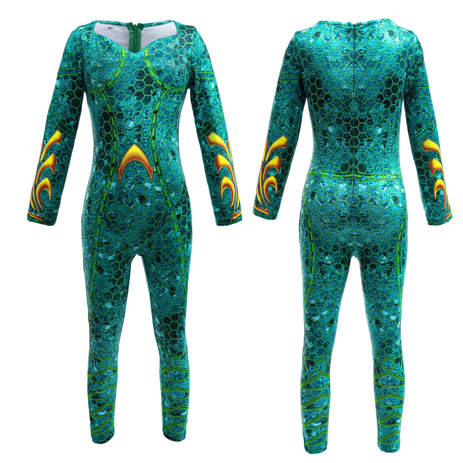 جديد ميرا أكوامان زي الفتيات فيلم أكوامان ميرا الملكة تأثيري Zentai ارتداءها الملابس حللا أزياء الهالوين الزي