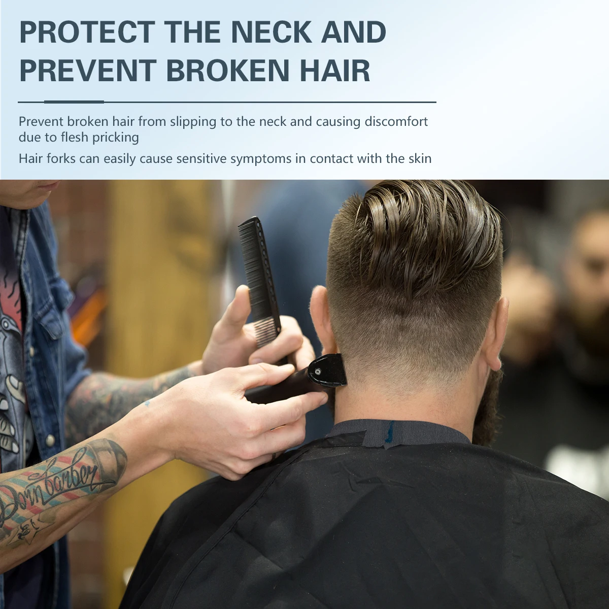 Salon Barber Neck Haircut Disposable Hairdressing Paper Cape Covering Neck Paper Roll Cutting Wrap Apron Collar Accessory Tools