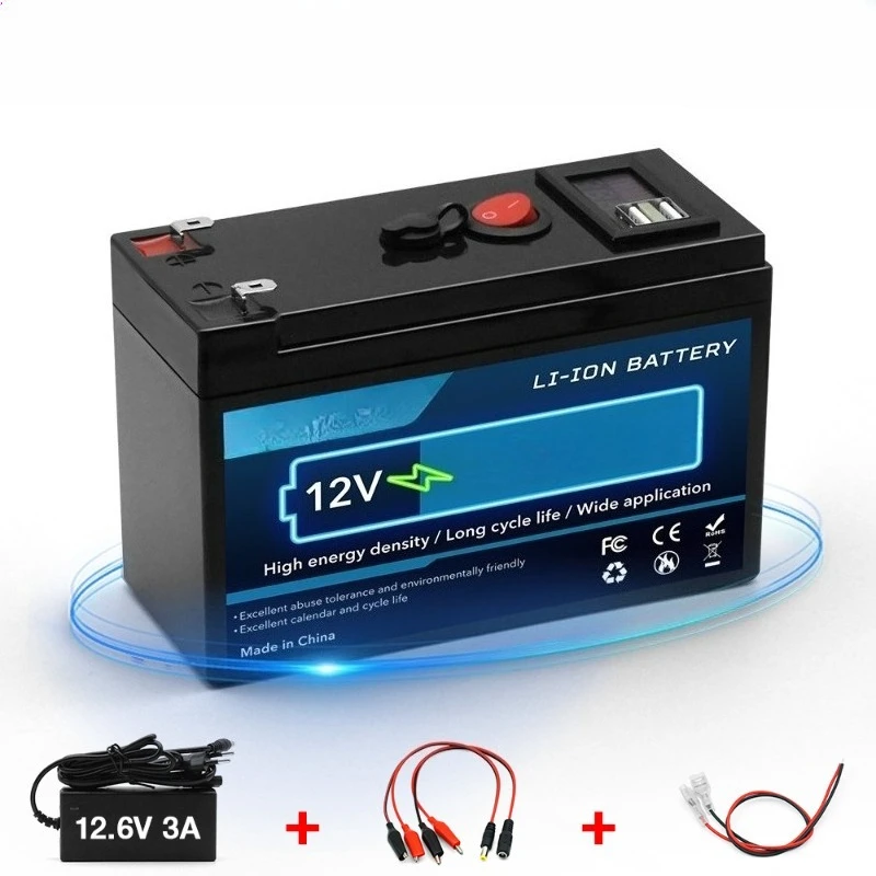 Deep‑Cycle 12V 80Ah Lithium Battery Built‑in BMS System Practical Power Supply For Residential Energy Storage Solar Power System