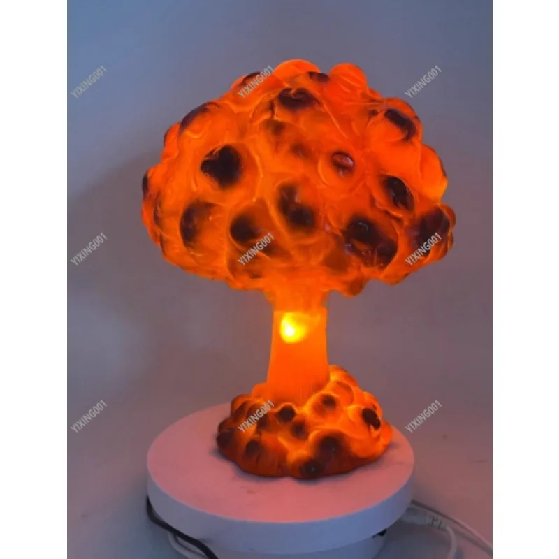 

Креативная настольная лампа в форме грибного облака, уникальный светильник для домашнего декора для спальни, гостиной, офиса - современный минималистичный стиль