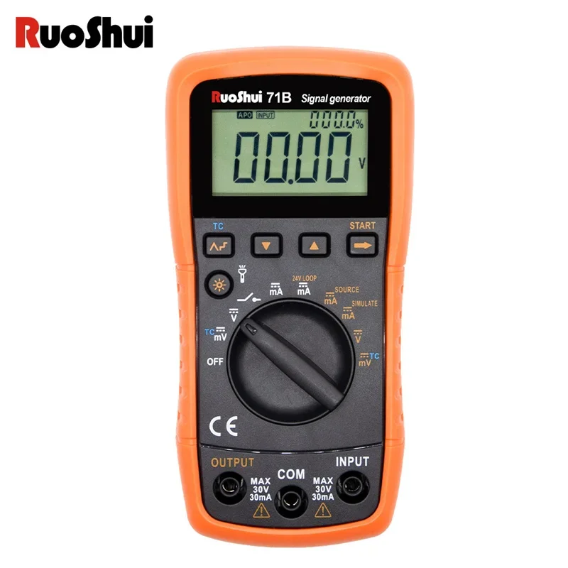 VC71B Signal Generator 4-20ma Current Voltage Analog Signal Source Handheld Process Calibrator Voltage Current Signal Generator