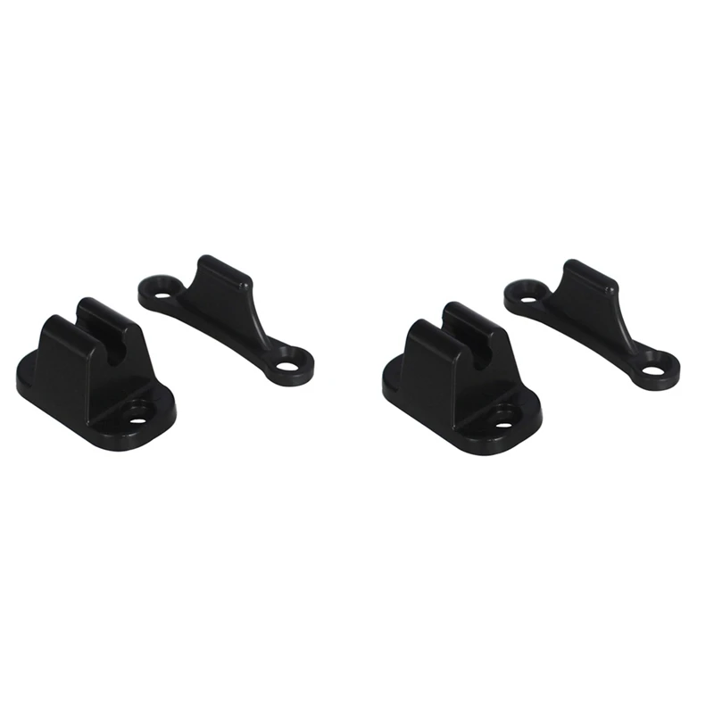 2X Door Retainer Kit T Shape Door Stop Retaining Catch Latch For Rv Caravan Motorhome Boat Door Retainer Holder Black