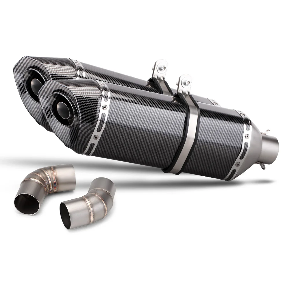 

Motorcycle exhaust Pipe For Monster 659 696 695 795 1100 Exhaust Pipe Slip On Hypermotard 796 51mm Muffler