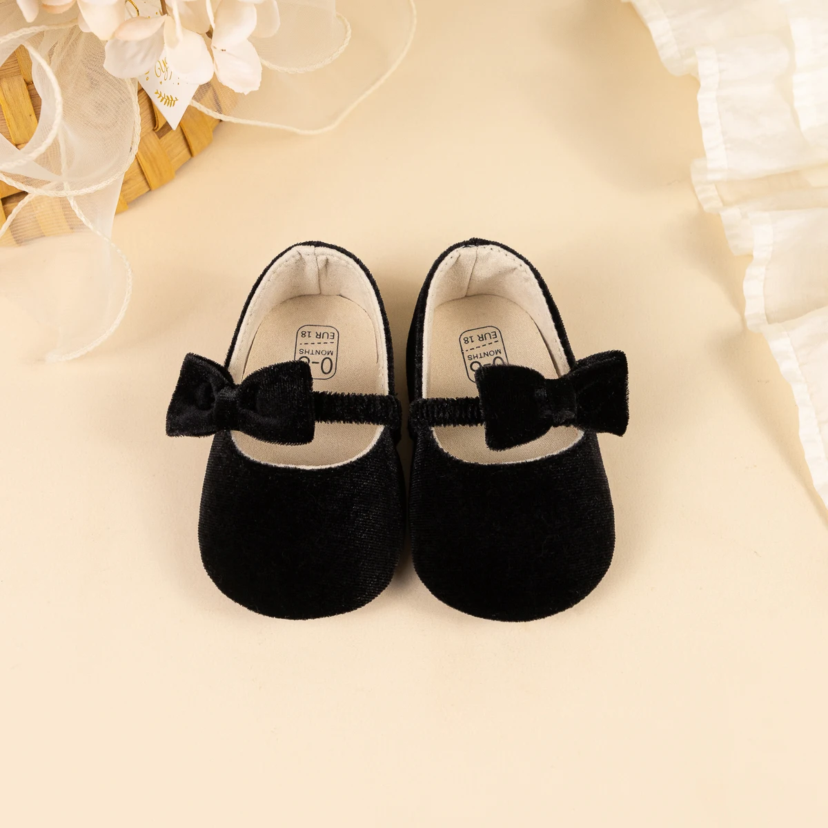 الوليد حذاء طفل Bowknot الأميرة فستان الزفاف أحذية مشي للفتيات الجلد المدبوغ مريحة للتنفس مشوا لأول مرة 3-Colors #4