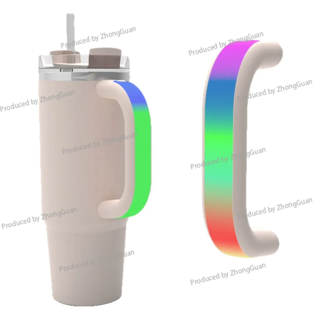 Luminous for Stanley Water Cup Colorful Handle Creative and Fun Multi-Color Handle