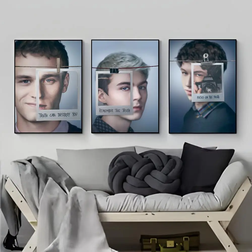 teen mental drama 1-13 Reasons Why Poster HD  Waterproof Wall Sticker Bar Living Room Decor Gift
