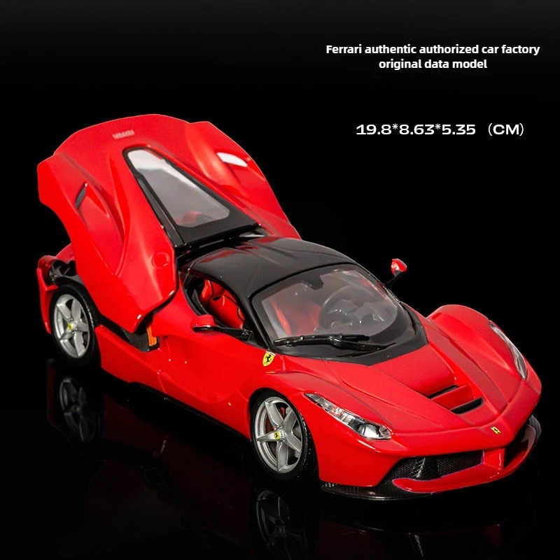 Bburago 1:24 Ferrari Laferrari Aperta Refined Version Sports Car Static Simulation Die Cast Vehicles Collectible Model Car Toys