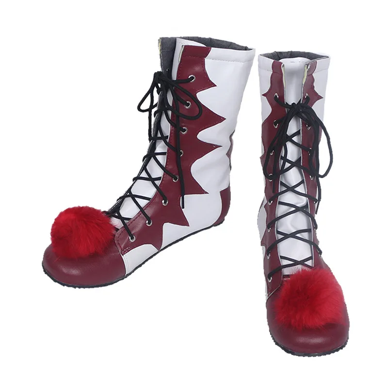 Costume de Clown d'halloween pour hommes et femmes, Costumes de Cosplay, bottes, chaussures, spectacle de carnaval, accessoires de Costume de Clown d'horreur