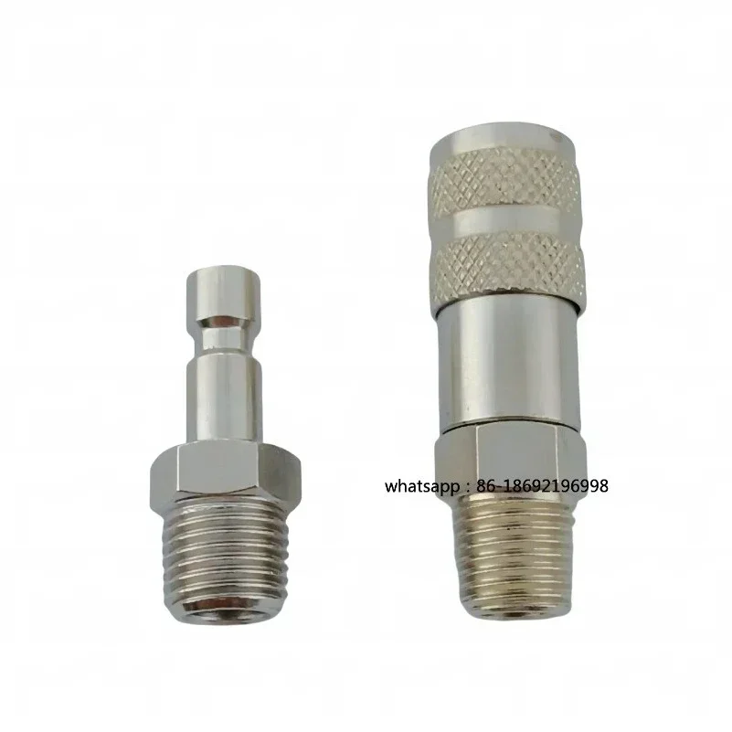 Self-locking quick connector female ASM-1 external thread 2 points tool male APM-2