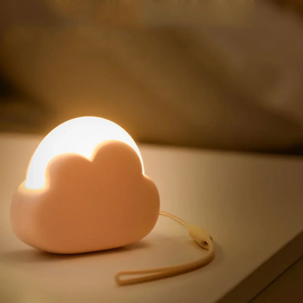 Children's Night Light Cloud Baby Nightlight Cute For Home Bedroom Kid USB Cartoon Led Lamp Christmas Gift