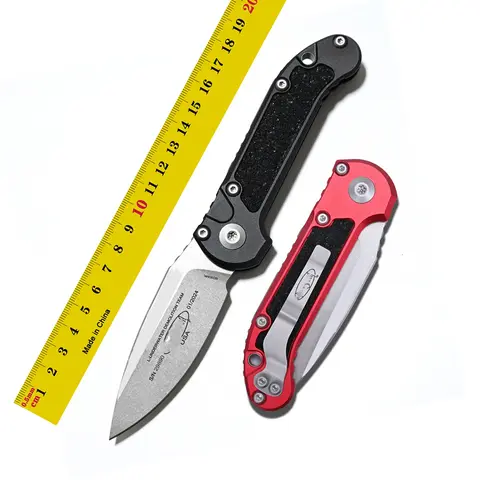 LUDT# Folding Knife Mark M390MK Blade Aluminum Alloy Handle Outdoor Camping Hunting Fishing Survival EDC Tool Kitchen Utility