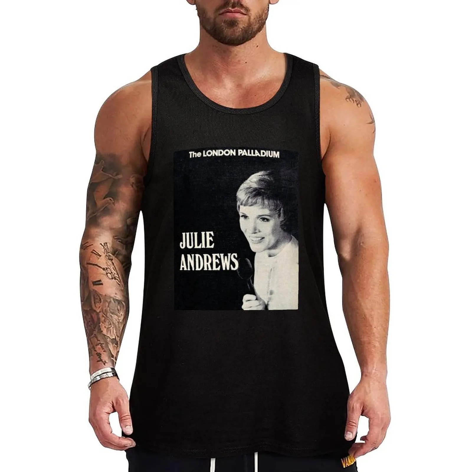 

Julie Andrews Concert Poster Tank Top Urban Tank Top Streetwear Casual Sleeveless Shirt