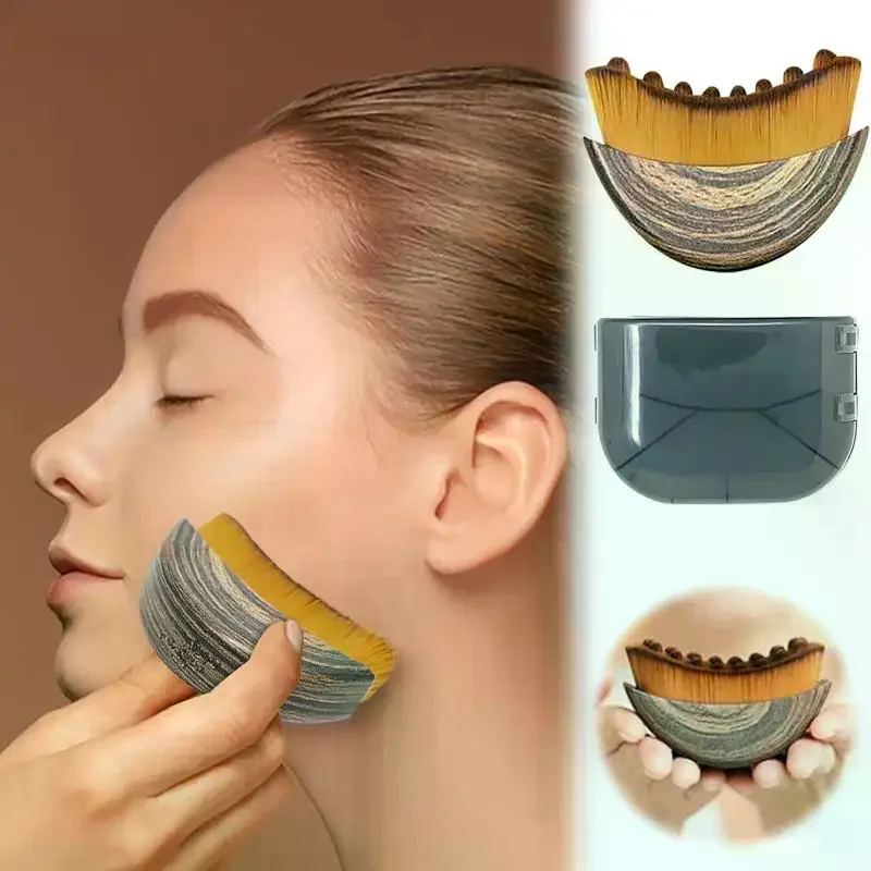 

Portable Lymphatic Contour Face Brush Multi-function Facial Sculpting Tool Lymphatic Drainage Massager For Face Neck Care Brush