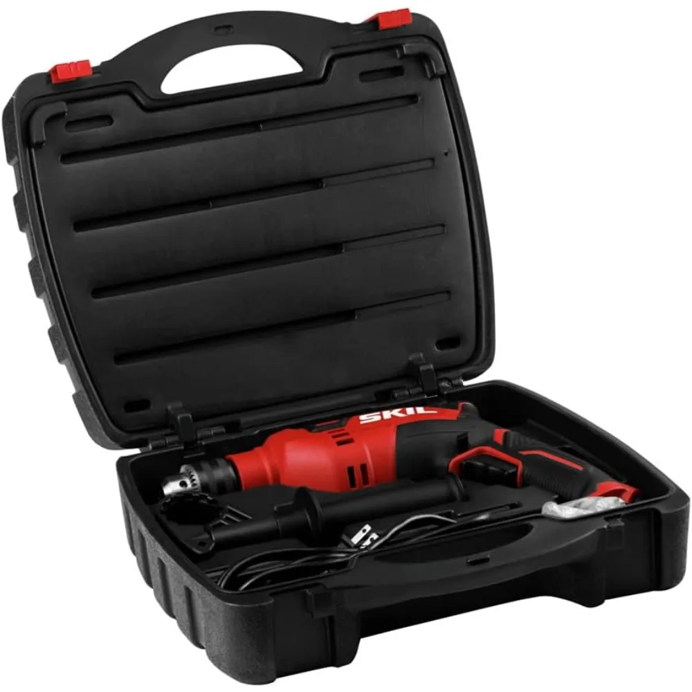 7.5アンペアのハーフインチコード式ハンマードリル、100個のドリルビットセット、可変速度