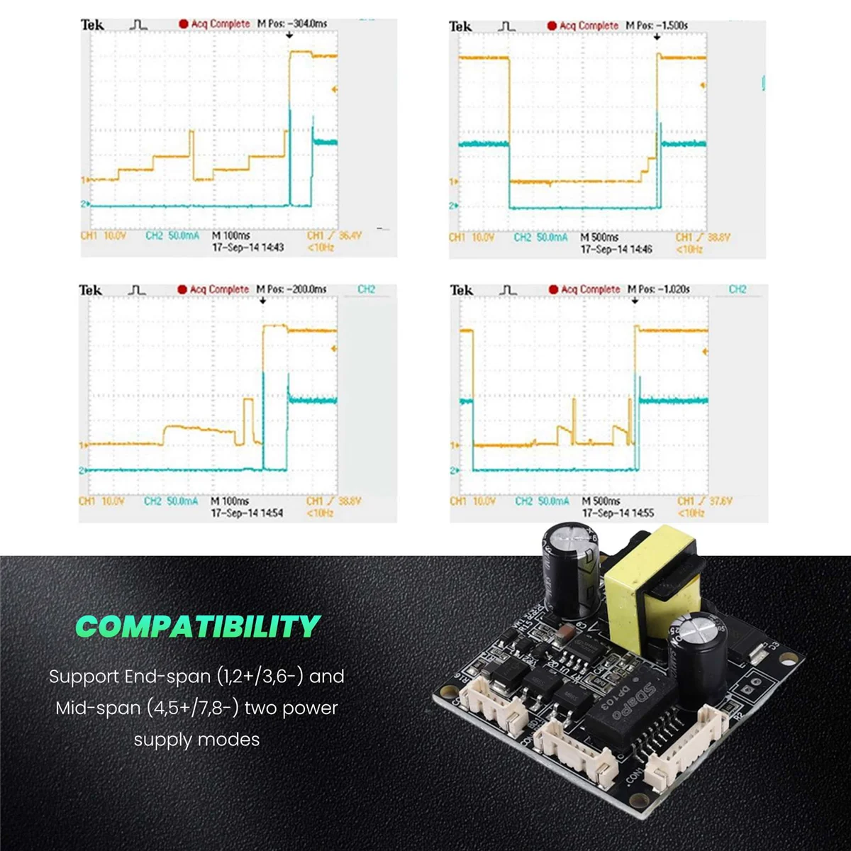 وحدة معزولة SAPO POE ، PM3812RCL ، 12V1A A A ، Af القياسية