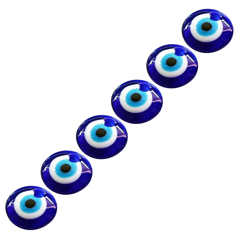 

6Pcs Evil Eye Pendant Charms Glass DIY Jewelry Findings for Necklace Bracelet Craft Evil Eye Pendants Pendants for Women