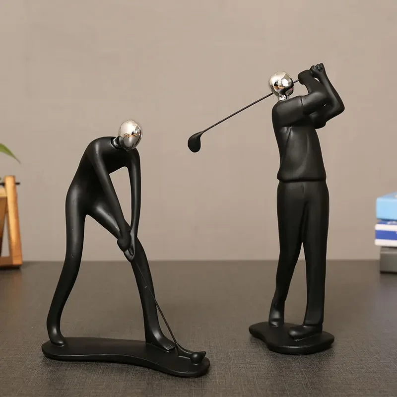 

Resin Creative Movement Abstract Figure Statue Decoration Personality Home Decoration Living Room Entrance Desk Decoration