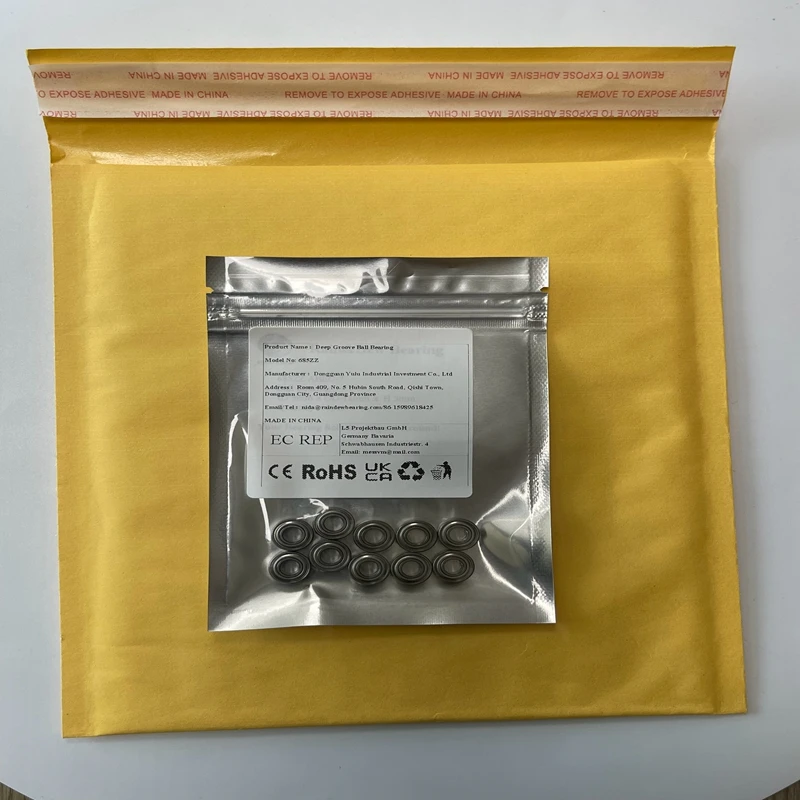 10 قطعة 685ZZ 5X11X5mm مصغرة تحمل الكروم الصلب الأخدود العميق الكرات الصغيرة