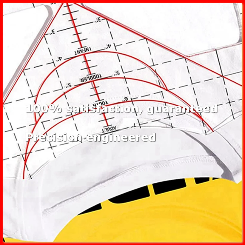 T-Shirt Ruler for Alignment T-Shirt Ruler Centered Design T-Shirt Measuring Tool Acrylic Ruler for All Sizes-A79M