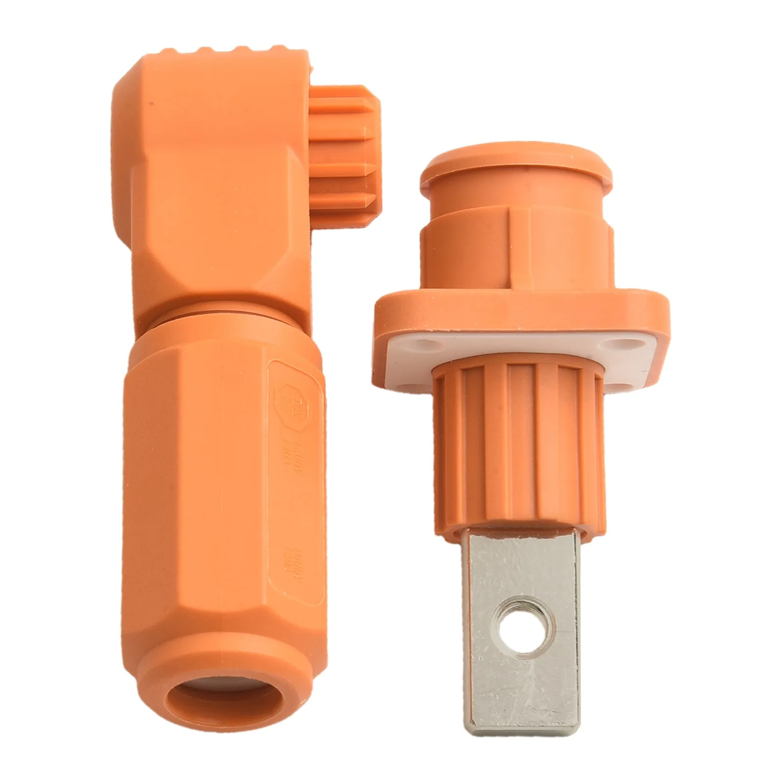 Energy Storage Power Connector 120A Quick Terminal Elbow Type with Silver Plated Copper Metal Parts and IP67 Waterproof Rating
