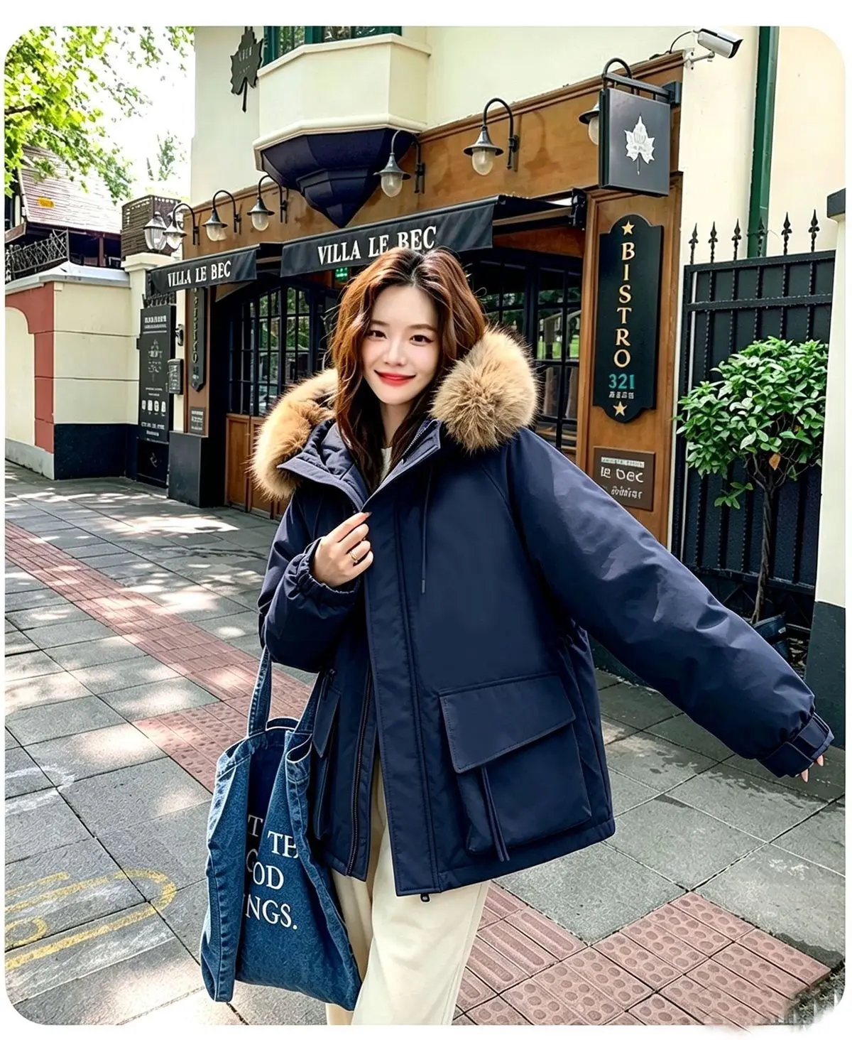 Detachable Large fur collar Plush Thick Cotton Jacket 2026 Autumn Winter New Warm Parker COAT Women's Medium long Cotton Jackets