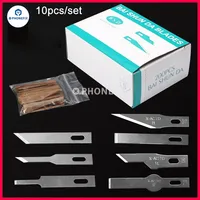 10pcs Kaisi Precision Wood Carving Tools Engraving Craft Knife for Scalpel Cutting Tool for IPhone Motherboard PCB Repair Knife