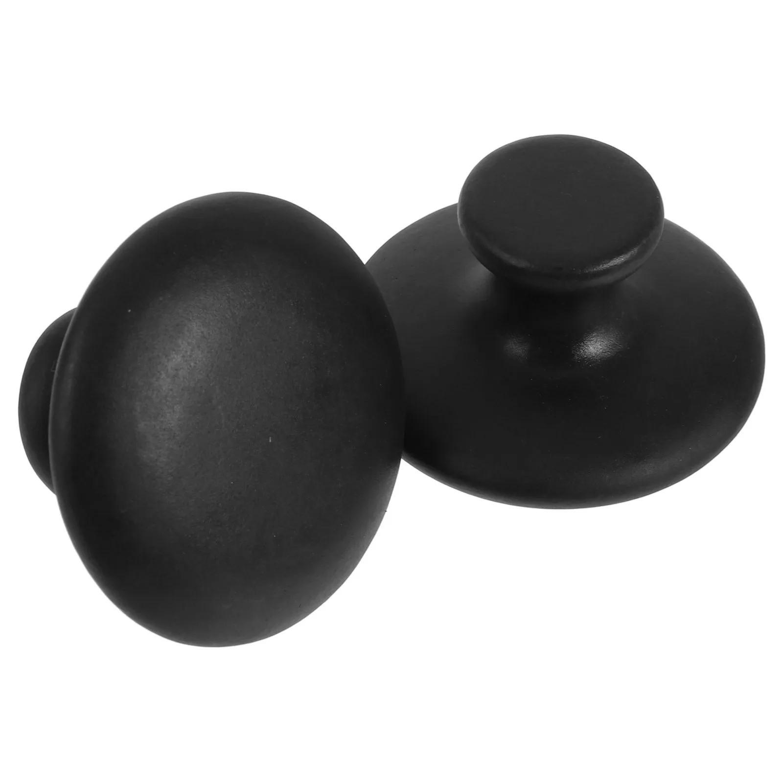 

2pcs Massage Stone Smooth Mushroom Shape For Full Body Pain Relief Handheld Scraping Stone For Back Arm Leg Head