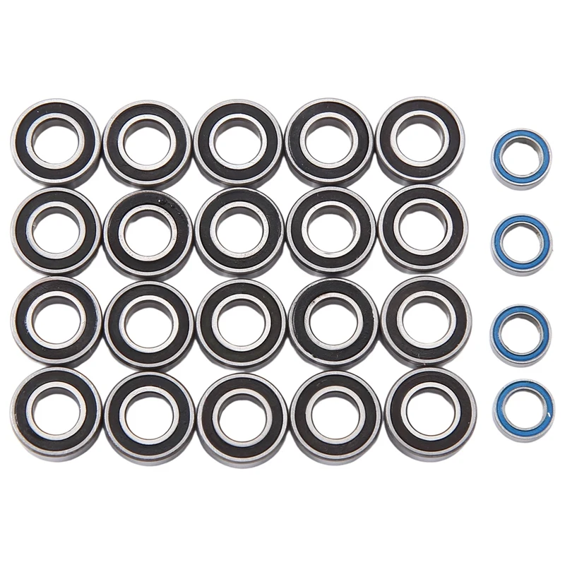 FBIL-24Pcs Sealed Bearing Kit For Tamiya Blackfoot Monster Beetle Fast Attack Mud Blaster RC Car Upgrade Parts Accessories