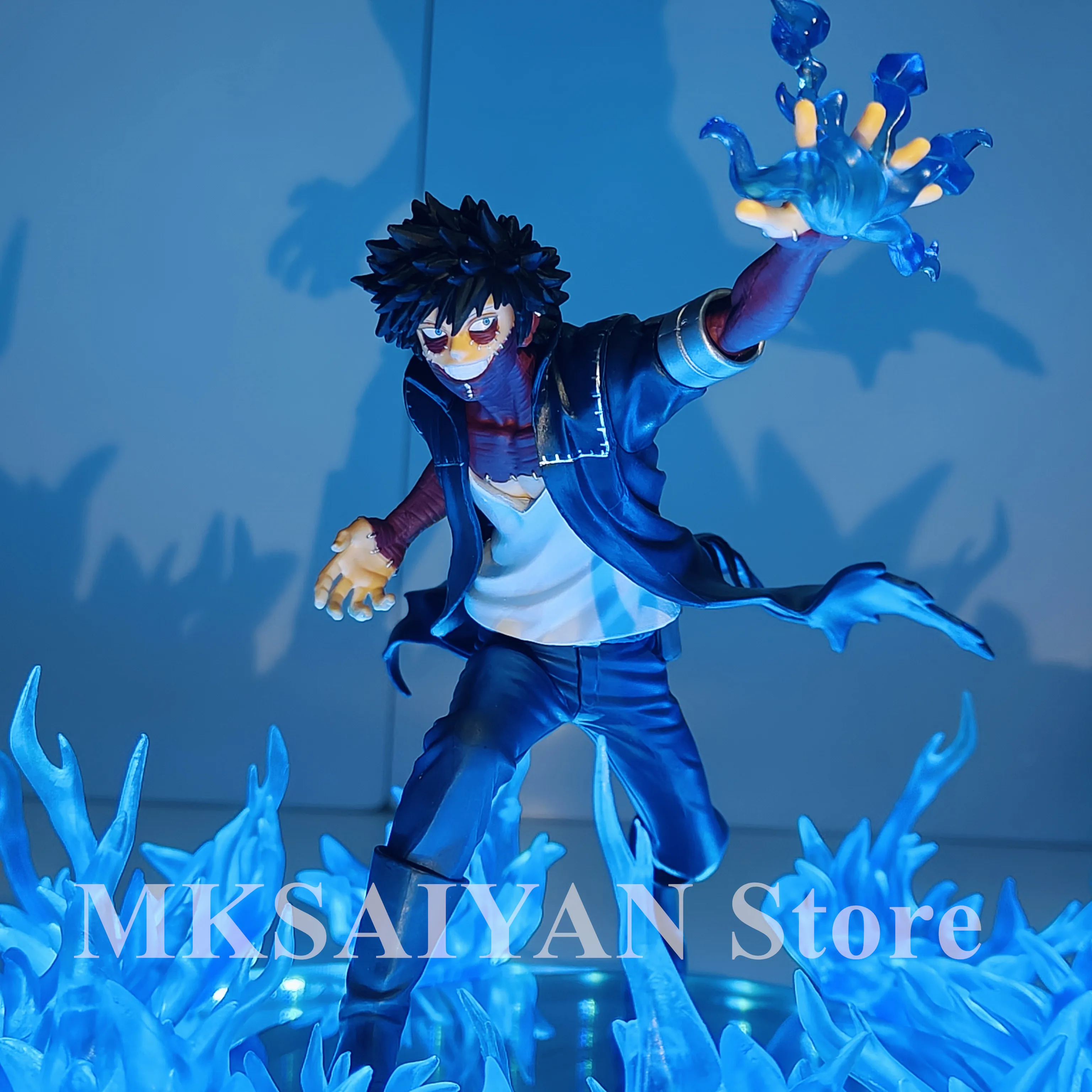 

My Hero Academia Dabi Action Figure Toys 3D DIY Anime Lamp Boku no Hero Academia PVC Model Status Collection For Birthday Gift