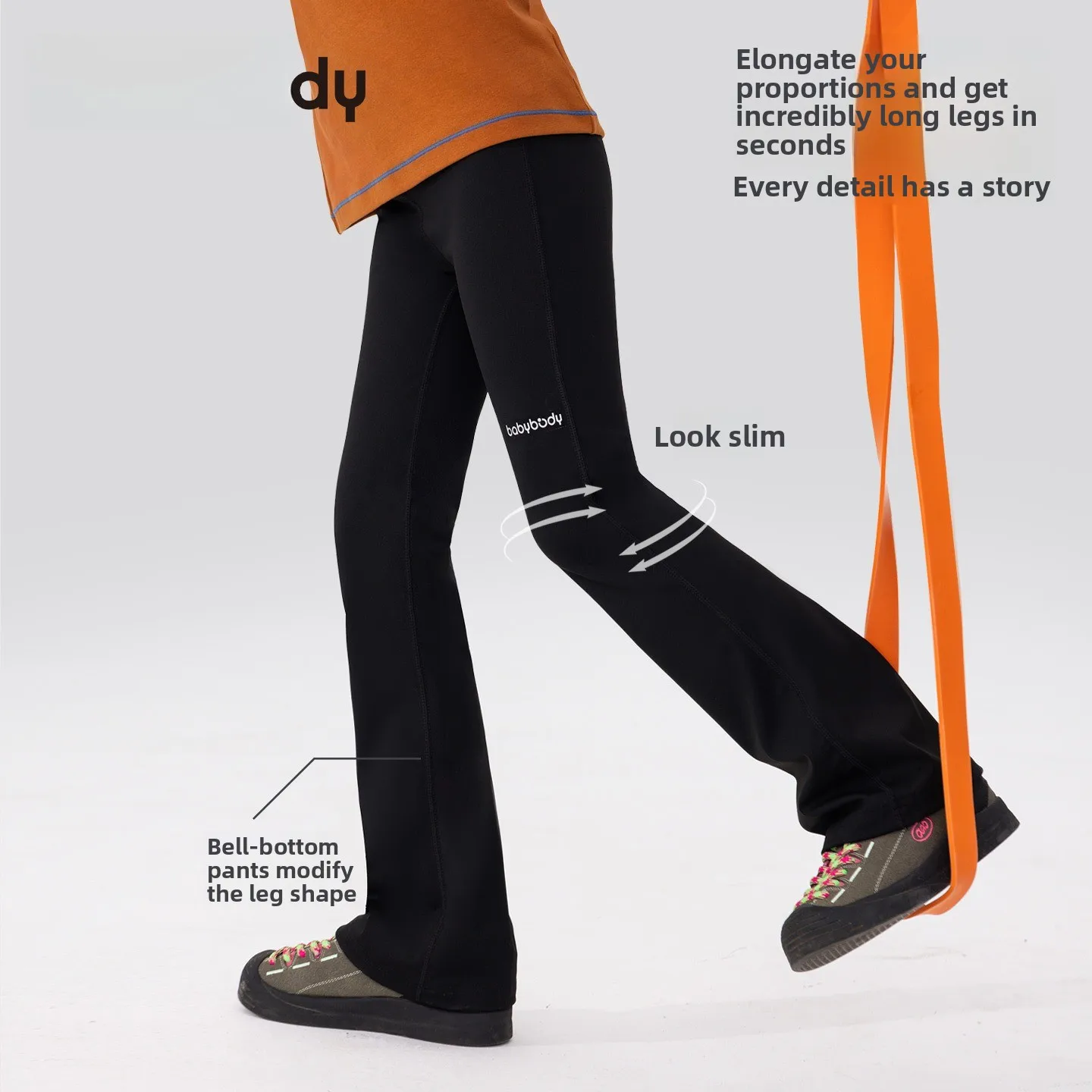 الخريف والشتاء الأطفال السراويل الفتيات المخملية عالية المرونة السراويل الرياضية متوهج السراويل 2025 الخريف الاتجاه الجديد #2