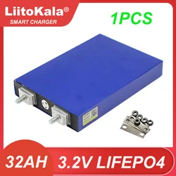 1 sztuk LiitoKala 3.2V 32Ah Lifepo4 baterie 4S 12.8V 3C 5C akumulator litowo-żelazowo-fosforanowy paczka Solar motocykl pojazd elektryczny