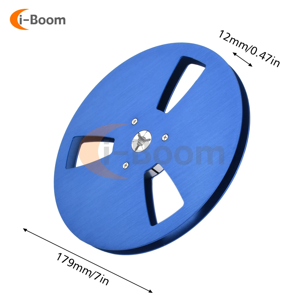 7 Inch Uncoiler Tape Empty Reel Takeup Reel For 1/4 Inch Reel-to-Reel Tape Recorder Tape Empty Plate Aluminum Plate