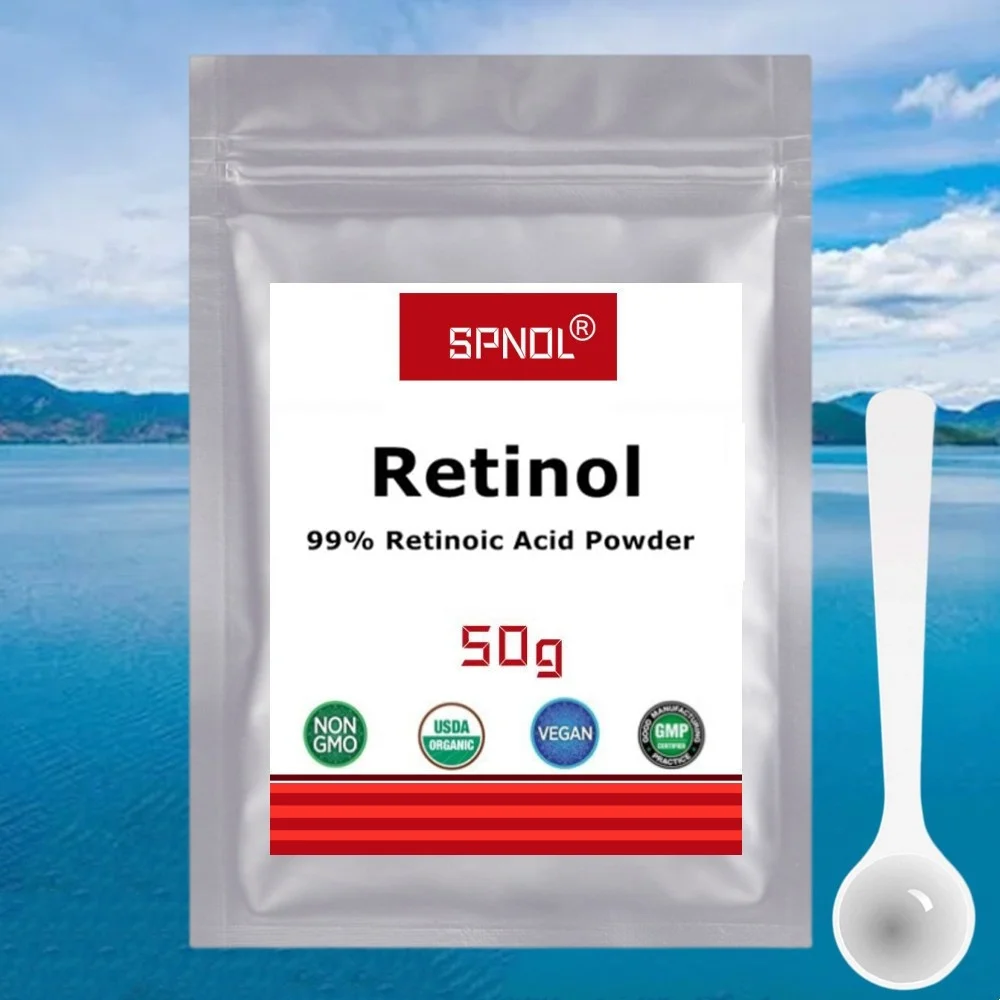 Cosmetic Grade Natural Pure Retinol Powder/vitamin A Powder Anti Wrinkle And Anti-aging