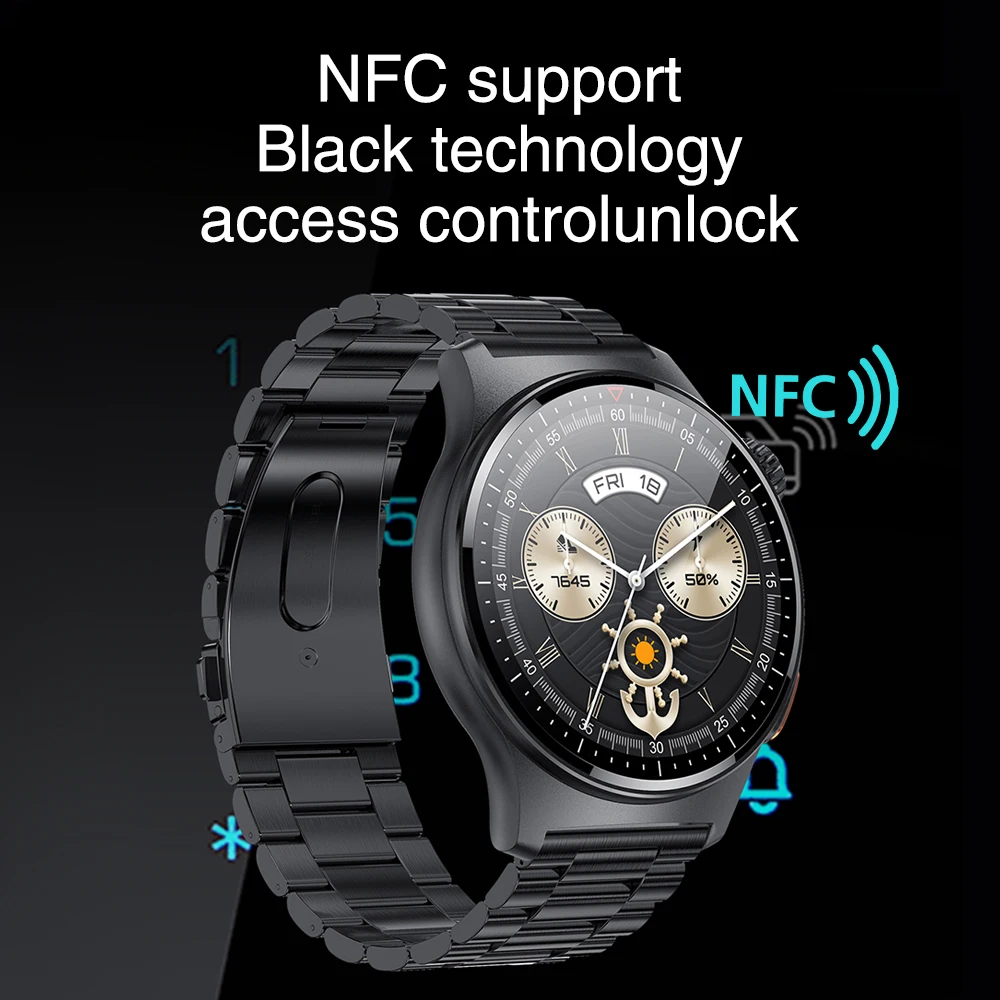 

2026 Men 1.39" Blue Tooth Call Sports Tracker 2025 Smart Watch GPS Heart Rate Game Waterproof NFC Voice Assistant Smartwatch