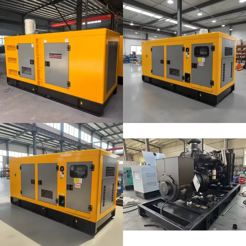 Cumminss 30/50/100/150/200kw Silent Type Generator Set with ATS & Remote Control for Factory Mine School &